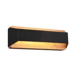 Arino LED-væglampe, sort, bredde 35,2 cm