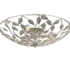 Arion loftlampe, creme/guldpatineret, Ø 63 cm, stål