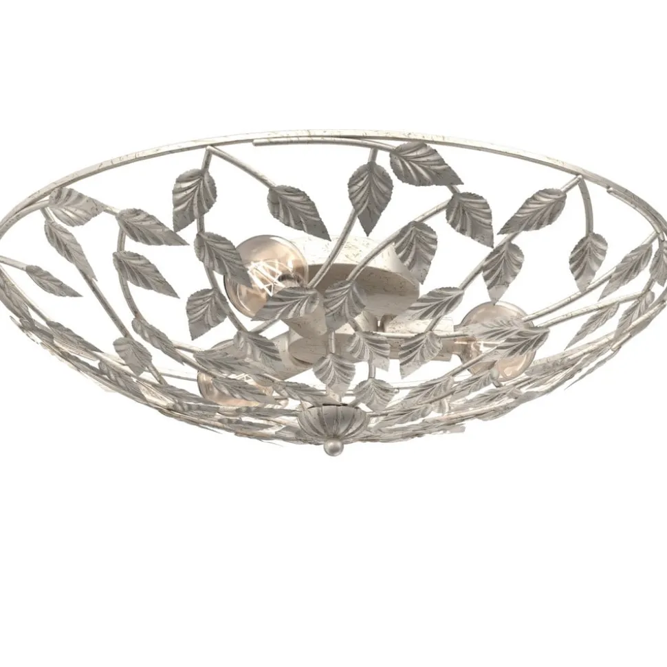 Arion loftlampe, creme/guldpatineret, Ø 63 cm, stål