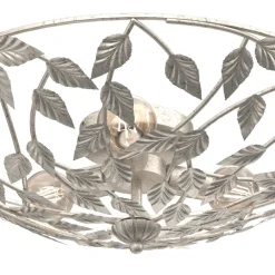 Arion loftlampe, creme/guldpatineret, Ø 63 cm, stål