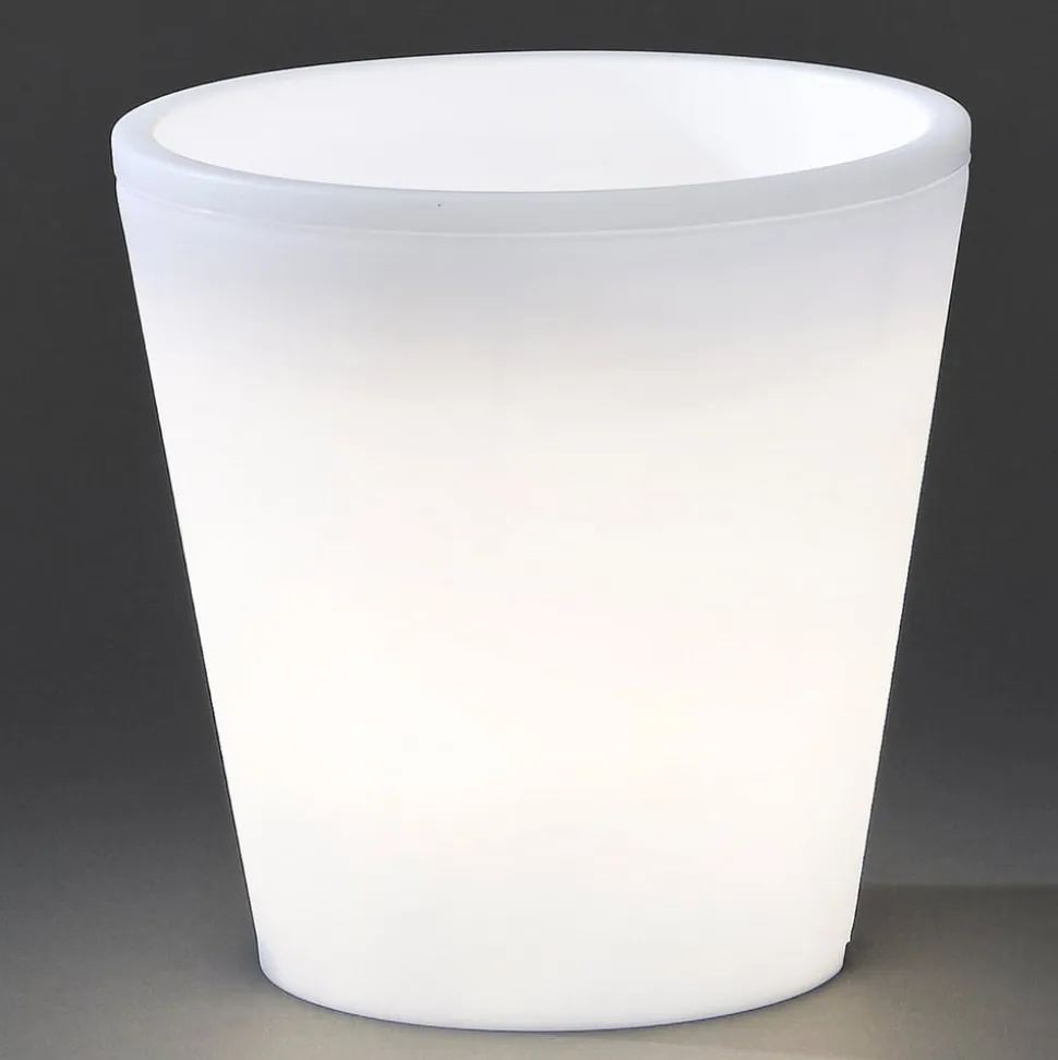 Assisi LED-blomsterpotte, belyst, Ø 28 cm