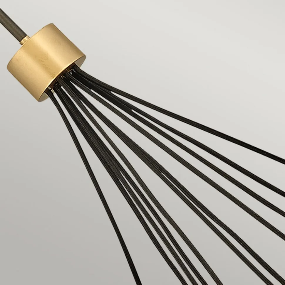 Astrid lysekrone, metallisk bronze, 11 lyskilder