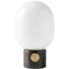 Audo JWDA bordlampe, bruneret messing