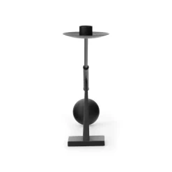 Audo lysestage Interconnect, sort, højde 25,5 cm
