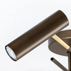 Axion loftlampe, 4 lyskilder, titanfarvet, stål