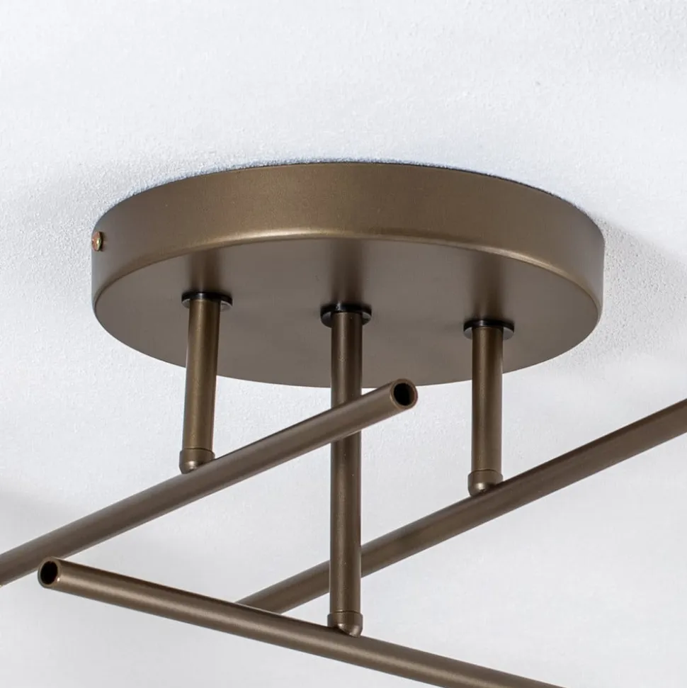Axion loftlampe, 3 lyskilder, titanfarvet, stål