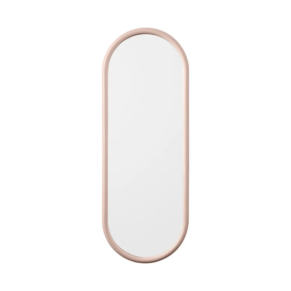 AYTM Angui spejl, pink, højde 78 cm, glas, stål