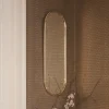 AYTM Angui-spejl, guldfarvet, højde 78 cm, glas, stål