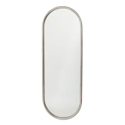 AYTM Angui-spejl, sølvfarvet, højde 78 cm, glas, stål