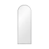 AYTM Arcus-spejl, sort, højde 115 cm, glas, MDF-træ