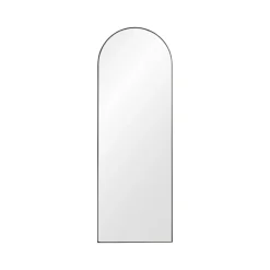 AYTM Arcus-spejl, sort, højde 115 cm, glas, MDF-træ