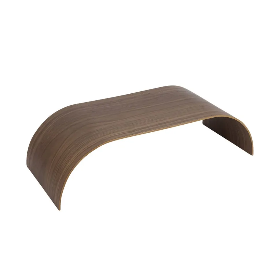 AYTM Curva-bakke, valnøddefarvet, 62 x 25 x 16 cm, træ
