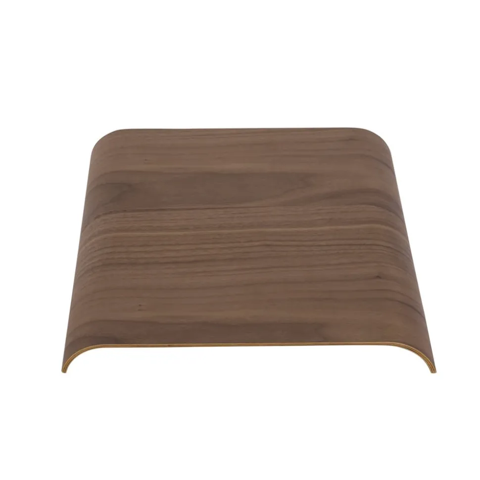 AYTM Curva-bakke, valnøddefarvet, 33 x 32 x 4 cm, træ