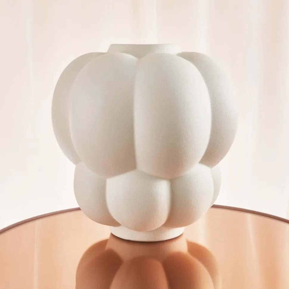 AYTM Uva-vase, keramik, hvid, Ø 26 cm, drueform