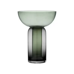 AYTM Vase Torus, grøn, Ø 25 cm, højde 33 cm, glas