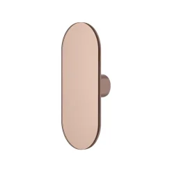AYTM Vægknage Ovali, spejl, pink, glas, træ, stål