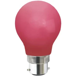 B22 0,9 W LED-pære, rød