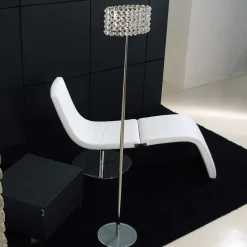 BACCARAT fornem krystal-bordlampe, transparent