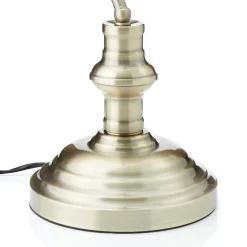 Bankers klassisk bordlampe 42 cm grøn
