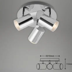 Banyo Splash loftlampe, IP44, 3 lyskilder