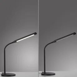 BARE LYS. Elly LED-bordlampe, ABS, CCT, dæmpbar sort