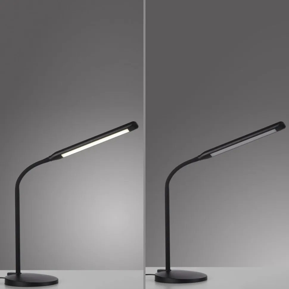 BARE LYS. Elly LED-bordlampe, ABS, CCT, dæmpbar sort
