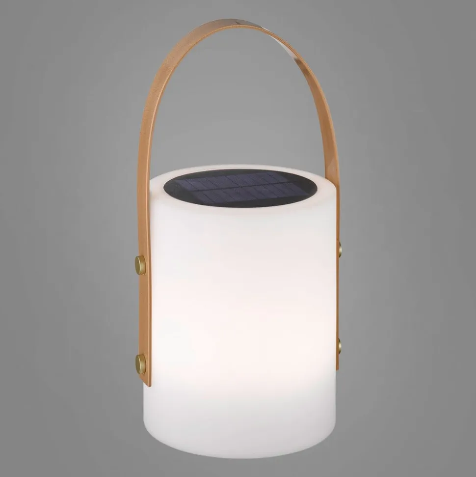 Bari LED-bordlampe, solcelle, RGB-farveskift