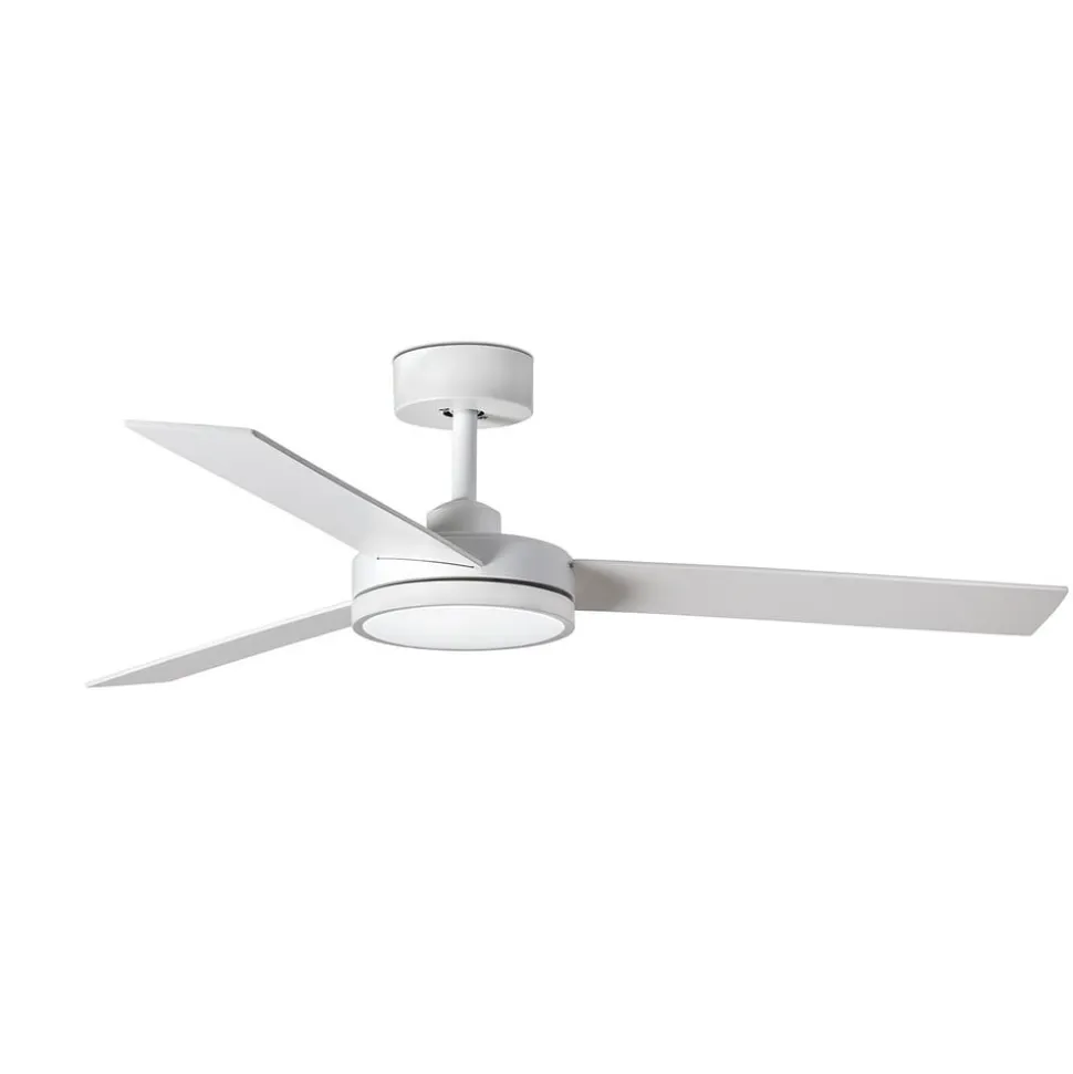 Barth LED-loftventilator med lys, hvid