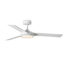 Barth LED-loftventilator med lys, hvid