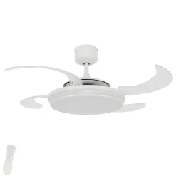 Beacon LED-loftventilator Fanaway Evo 1 hvid 121 cm støjsvag
