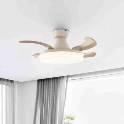 Beacon LED-loftventilator Fanaway Orbit hvid Ø 91 cm støjsvag