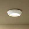 Beacon loftlampe Fjord, lysegrå, gips, Ø 28 cm, GX53