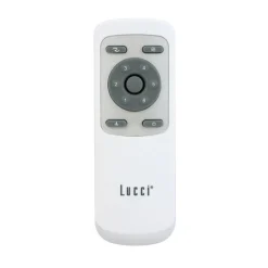 Beacon loftventilator med lys Atlanta, sort, støjsvag