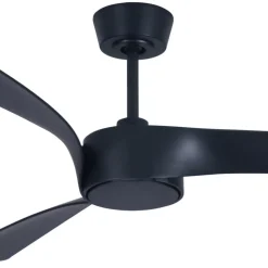 Beacon loftventilator med lys Line sort 132 cm støjsvag