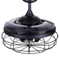 Beacon loftventilatorlampe Fanaway Industri sort lydløs