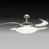 Beacon ventilator med lys Fanaway Evo 2, mat krom, støjsvag