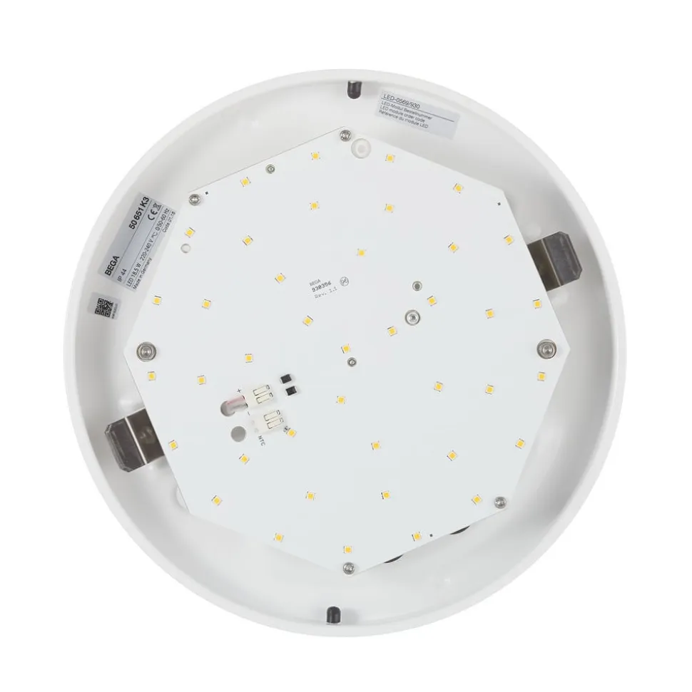 Bega 50651 LED-loftlampe opalglas 3.000K Ø34cm