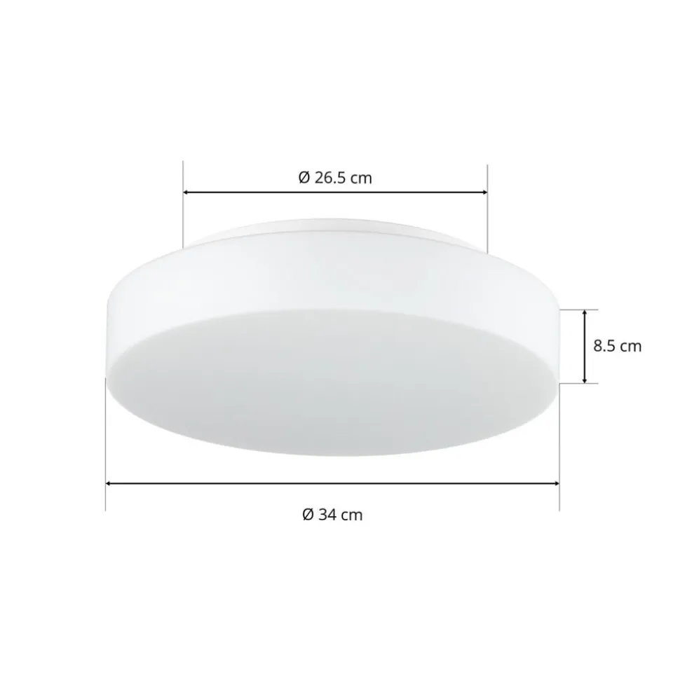 Bega 50651 LED-loftlampe opalglas 3.000K Ø34cm