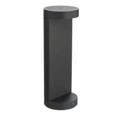 Bega LED-sokkellampe 84749, grafit, støbt aluminium, glas