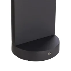 Bega LED-sokkellampe 84749, grafit, støbt aluminium, glas
