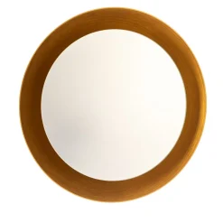 Bega LED-spejl Studio Line sort-messing, Ø 50 cm