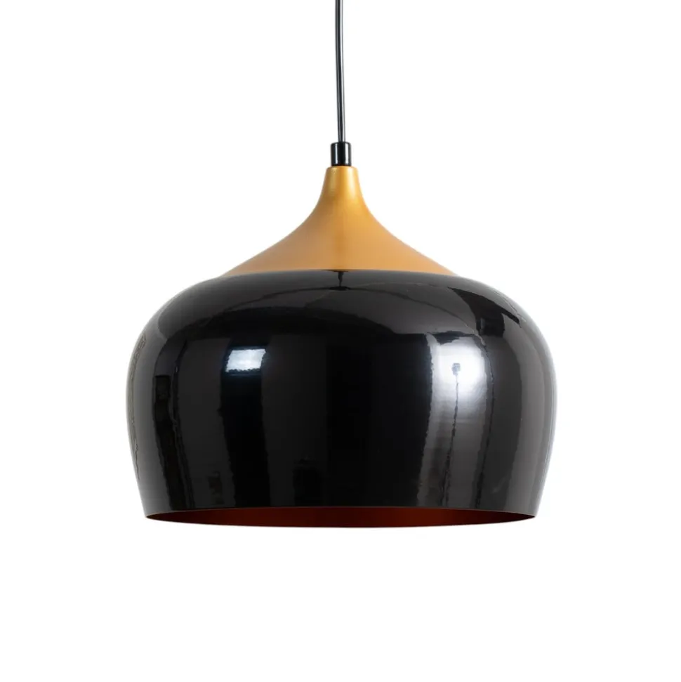 Berceste 212-S hængelampe Ø30cm sort/guld