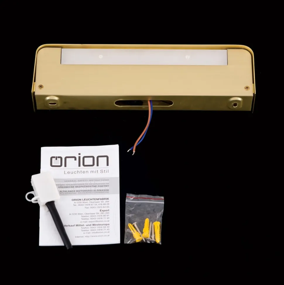 Bernhard LED-væglampe, up-/downlight, messing