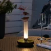 Biarritz LED-bordlampe, IP54, batteri, CCT, guld