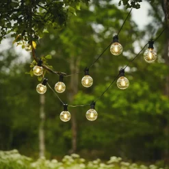 Big Circus LED-lyskæde, filament, 10 lyskilder
