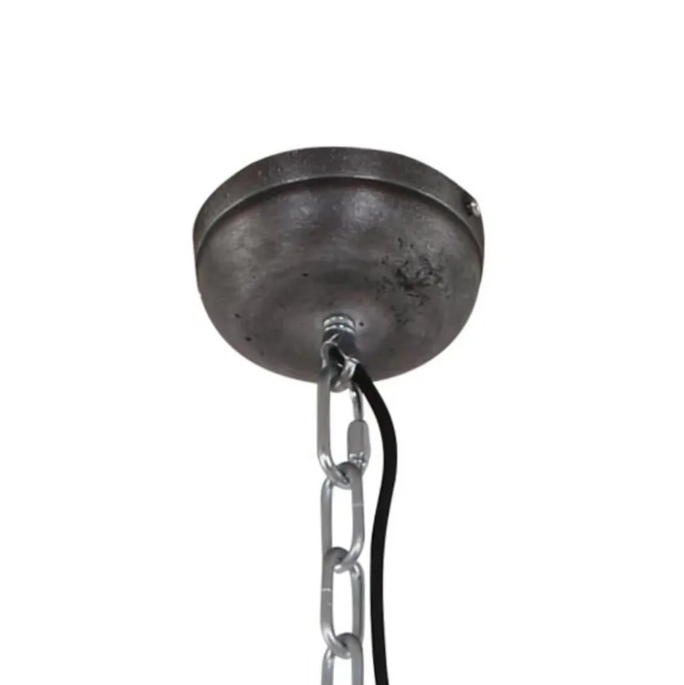 Bikkel L02 hængelampe, industriel, sort