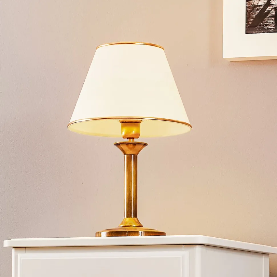 Birmingham bordlampe patineret Ø 27 cm