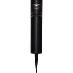 Blace LED-solcellelampe i sort, 39 cm høj