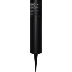 Blace LED-solcellelampe i sort, 39 cm høj