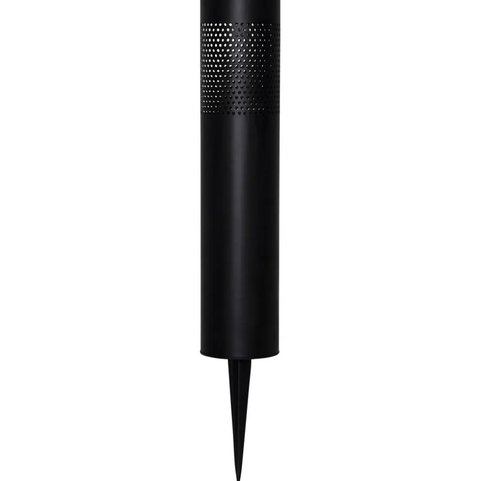 Blace LED-solcellelampe i sort, 39 cm høj